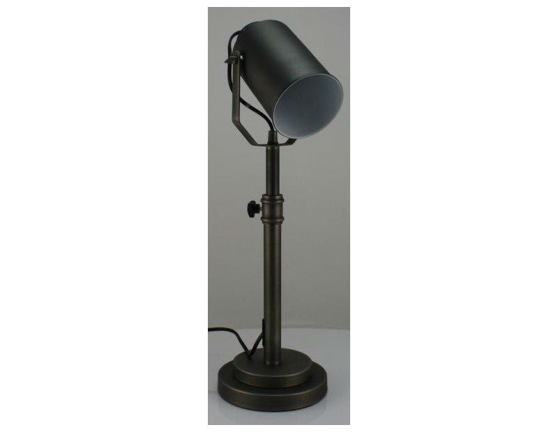 Aged Nickel Desk Lamp